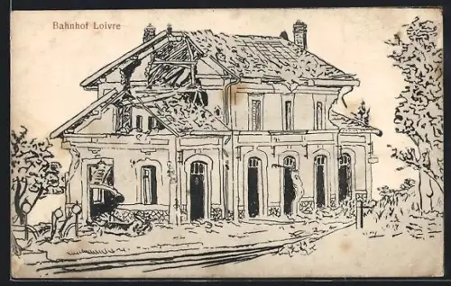 AK Loivre, Bahnhof