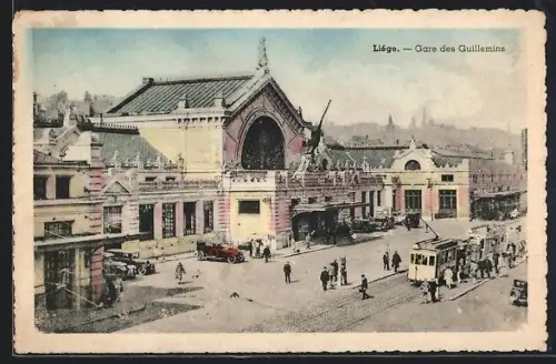 AK Liege, Gare des Guillemins, Bahnhof