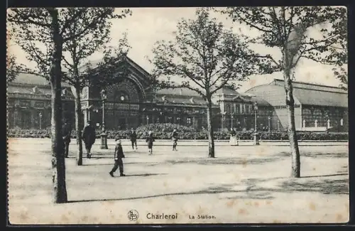 AK Charleroi, La Stadion, Bahnhof