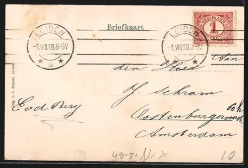 AK Leiden, Beestenmarkt, Windmühle