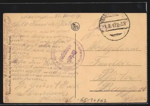 AK Arras, La Gare, Bahnhof