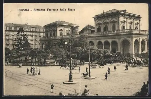 AK Napoli, Stazione Ferrovie dello Stato, Bahnhof