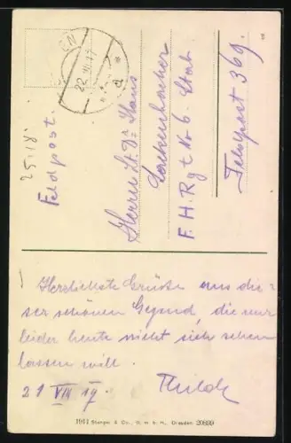 AK Sölden, Gasthof Grüner zum Alpenverein mit Anwohnern