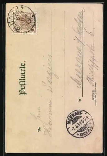 AK Brand /Vorarlberg, Gasthof und Pension Beck mit Garten