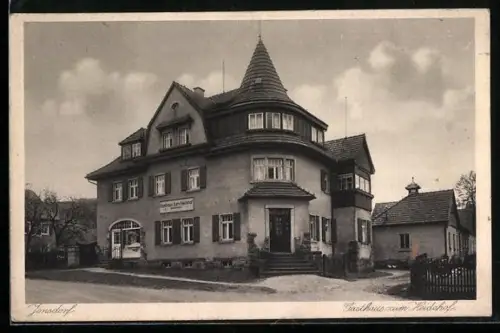 AK Jonsdorf i. Sa., Gasthaus zum Heidehof, Inh. Reinhard Förster