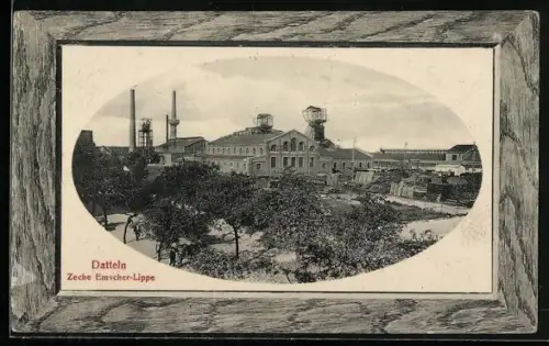 AK Datteln, Blick auf die Kohle-Zeche Emscher-Lippe