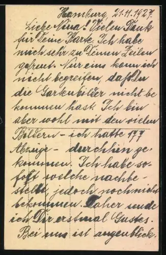 AK Hamburg, Kaiserliches Postscheckamt