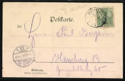 AK Hamburg-Wohldorf, Hotel zur Schleuse