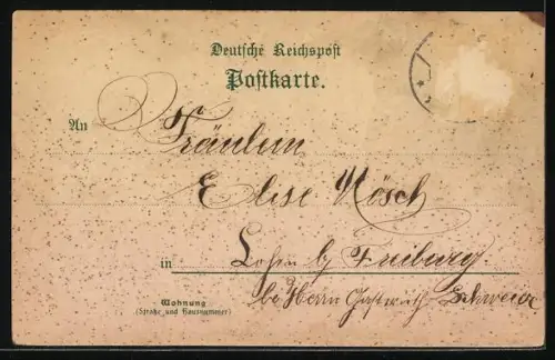 Lithographie Ingweiler, Hauptstrasse und Gemeindehaus, Schloss Lichtenberg, Ortsansicht mit Kirche