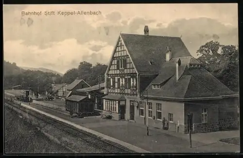 AK Allenbach / Hilchenbach, Bahnhof Stift Keppel
