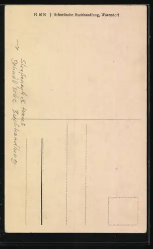 AK Warendorf, Strasseneck und Haus, Schnell`sche Buchhandlung