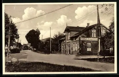 AK Heidekamp, Gasthaus & Kolonialwarenhandlung Heinrich Wulf