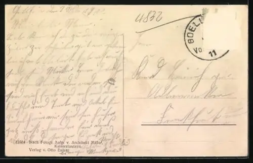 AK Göllheim, Partie mit unterem Stadttor