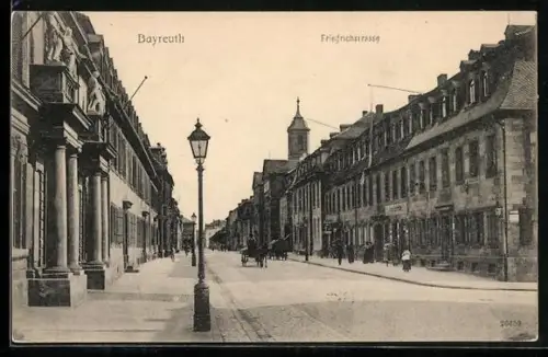 AK Bayreuth, Partie in der Friedrichstrasse
