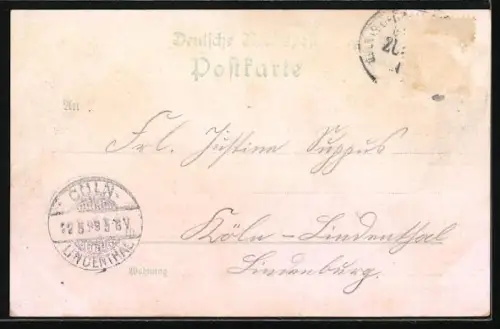 Lithographie Altenseelbach, Gasthaus zum Hohenseelbachs-Kopf