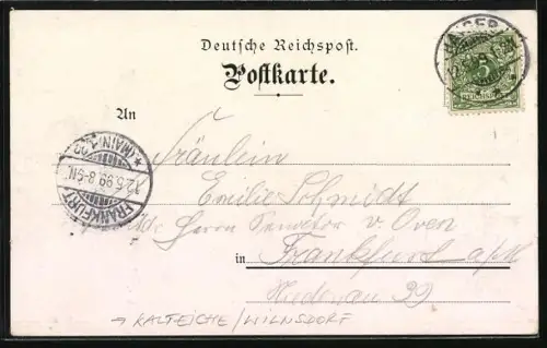 Lithographie Wilnsdorf, Gaststätte Forsthaus Kalteiche