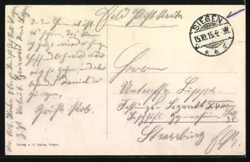 AK Siegen, Restauration v. Jacob Achenbach, Königl. Bezirkskommando