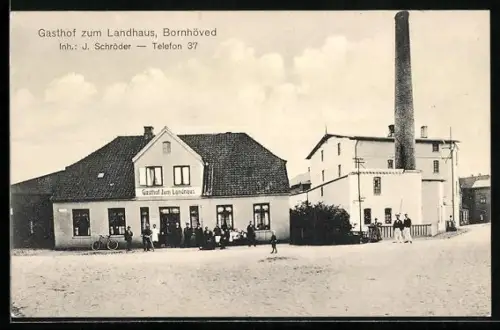 AK Bornhöved, Gasthof zum Landhaus, Inh. J. Schröder