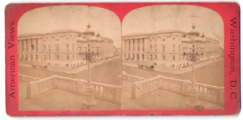 Stereo-Fotografie unbekannter Fotograf, Ansicht Washington D.C., the General Post Office