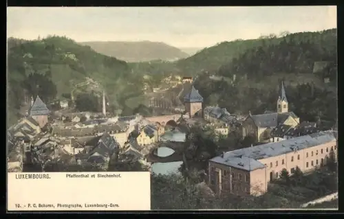 AK Luxembourg, Pfaffenthal et Siechenhof, Ortsansicht