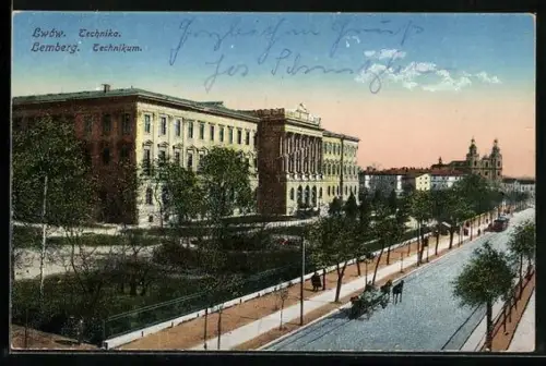 AK Lemberg, Technikum mit Strassenpartie