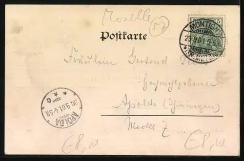 AK Montigny, Offizier-Kasino Pion.-Bat. 20