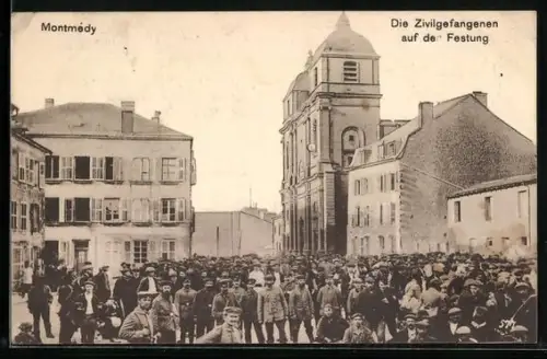 AK Montmedy, Die Zivilgefangenen auf der Festung
