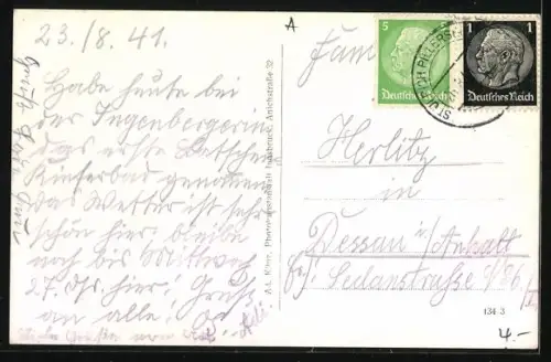 AK St. Ulrich am Pillersee, Gasthof Pillerseehof und Kirche