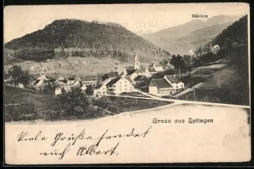 AK Eptingen, Teilansicht mit Bölchen