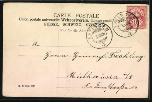 AK Eptingen, Teilansicht mit Bölchen