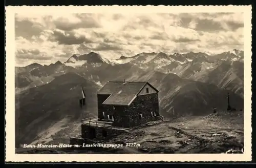 AK Bonn-Matreier-Hütte mit Lassörlinggruppe