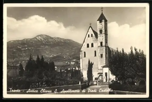 AK Trento, Antica Chiesa S. Apollinare di Piedi Castello, Kirche, Berge