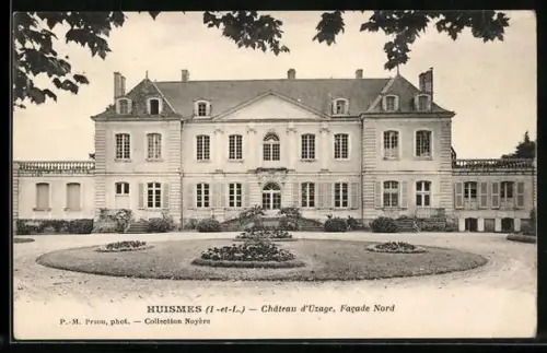 AK Huismes /I-et-L., Château d`Uzage, Facade Nord