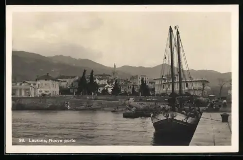 AK Laurana, Fischerboot im neuen Hafen