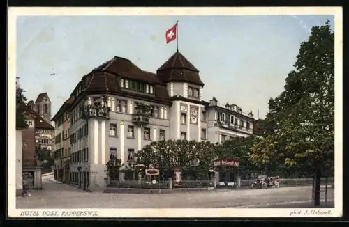 AK Rapperswil, Blick zum Hotel Post