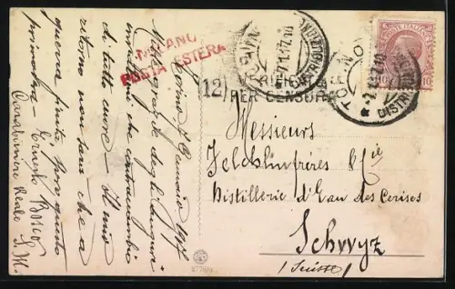 AK Torino, Monumento al Frejus, Tramway, Strassenbahn