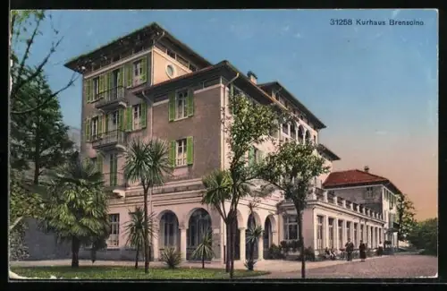 AK Brissago, Kurhaus Brenscino der Schweiz. Eisenbahner