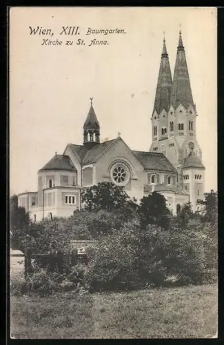AK Wien-Baumgarten, Kirche zu St. Anna
