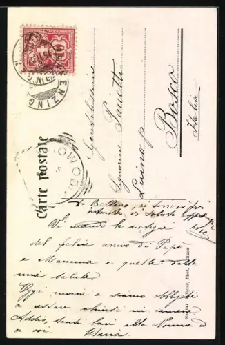 AK Menzingen, Neu renovierte Pfarrkirche, Innenansicht