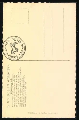 AK St. Wolfgang, Blick auf den Stadtplatz