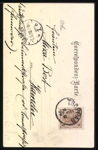 Lithographie Troppau, Ansicht vom Schmetterhaus