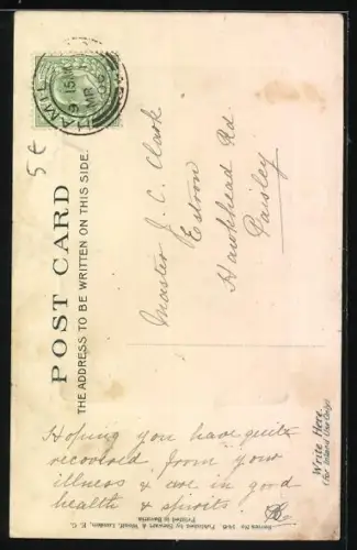 Künstler-AK sign. Stuart: Kinder mit Laterne, China