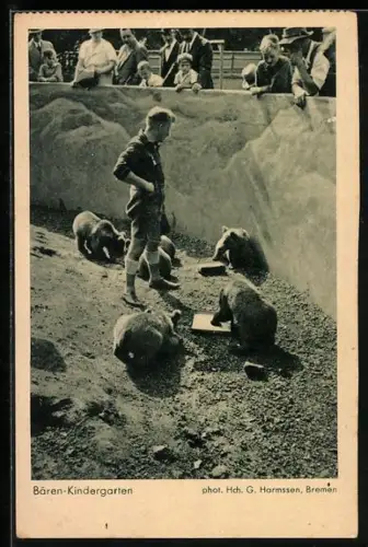 AK Bären-Kindergarten im Zoologischen Garten
