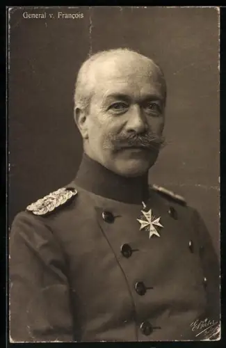 AK Heerführer General von Francois in Uniform