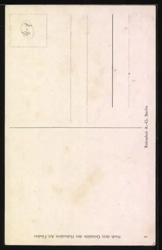 Künstler-AK Des Volkes Dank sei Euch gewiss!, Kaiserin Auguste Victoria und verwundeter Kriegsheld