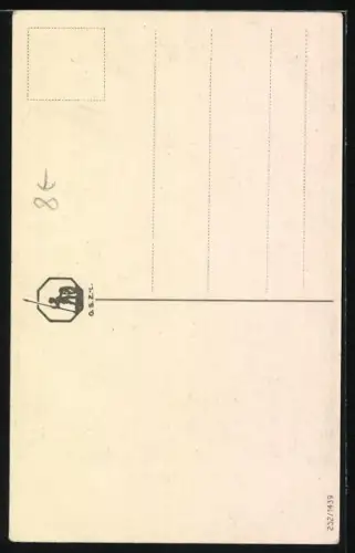 Künstler-AK Angora-Schönheiten, zwei Angorakatzen unter einem Blumenstrauss