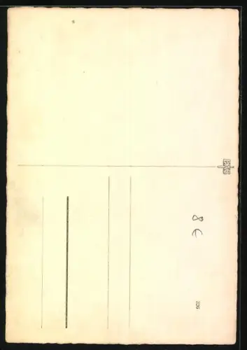 AK Hund mit wachem Blick, Seitenportrait