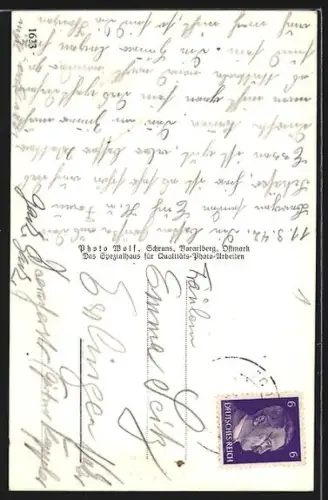 AK Schruns im Montafon, Teilansicht mit Kirche