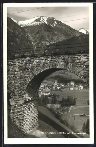 AK Bad-Hofgastein, Teilansicht mit Galakarkogel