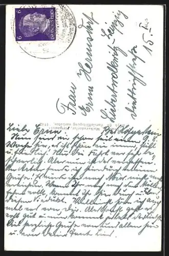 AK Bad-Hofgastein, Teilansicht mit Galakarkogel